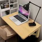 Usage of Wall Mounted Floating Wood Table Computer Desk