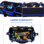 Large and Waterproof Plastic Base Tool Bag Oxford Tote