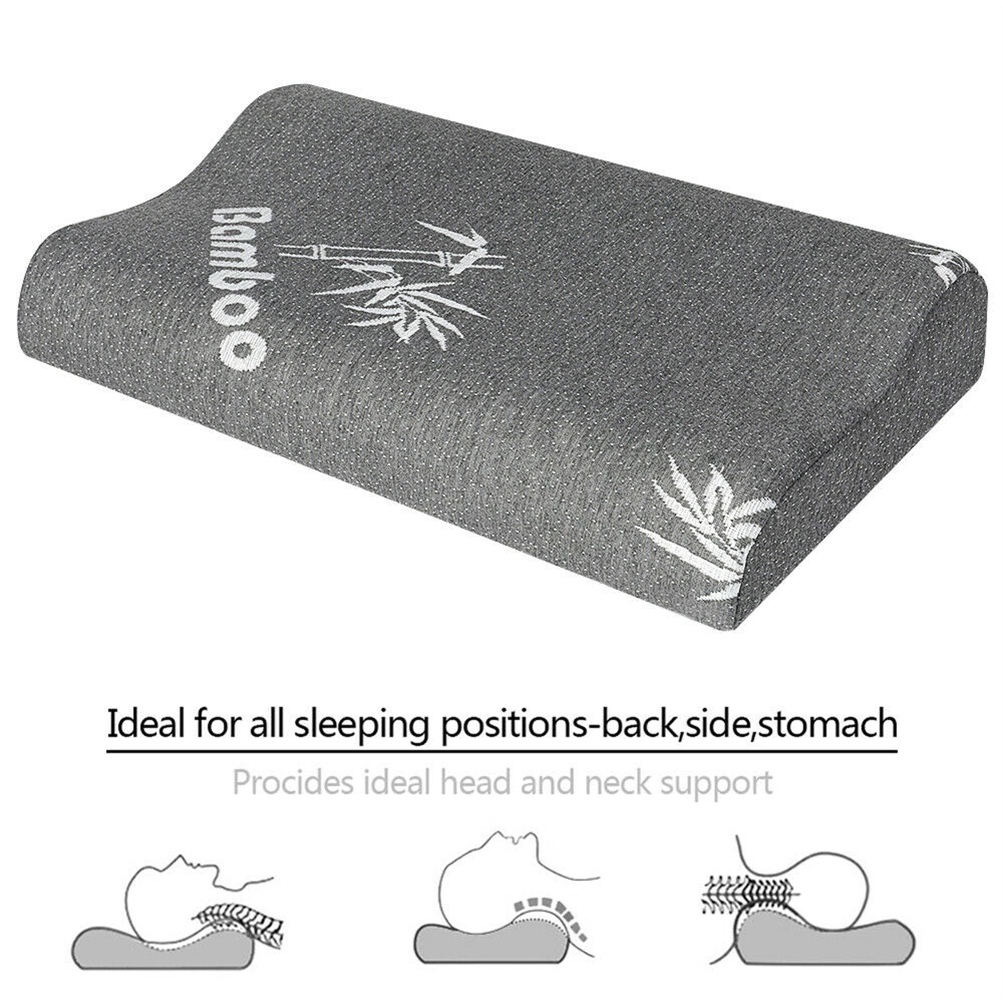 Memory Foam Pillow Orthopedic Neck Support-3