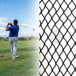 Usage of green golf barrier netting