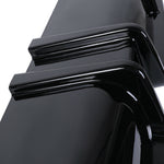 Details of glossy black rear diffuser